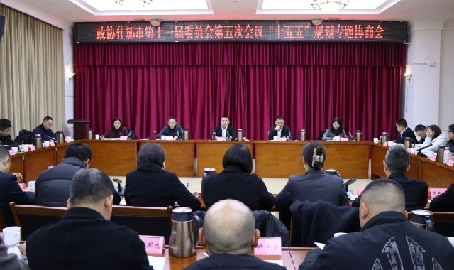 市政协十一届五次会议召开“十五五”规划专题协商会